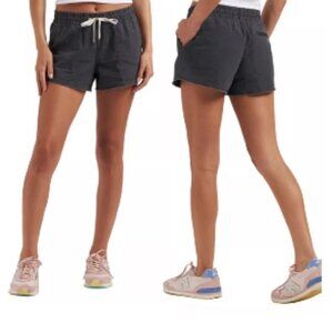 Vuori Womens Vintage Ripstop Shorts Raw Hem Size XS Charcoal Gray